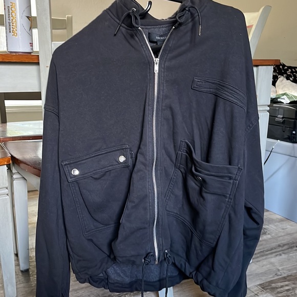 Brand new never worn forever 21 black jacket - Picture 1 of 4